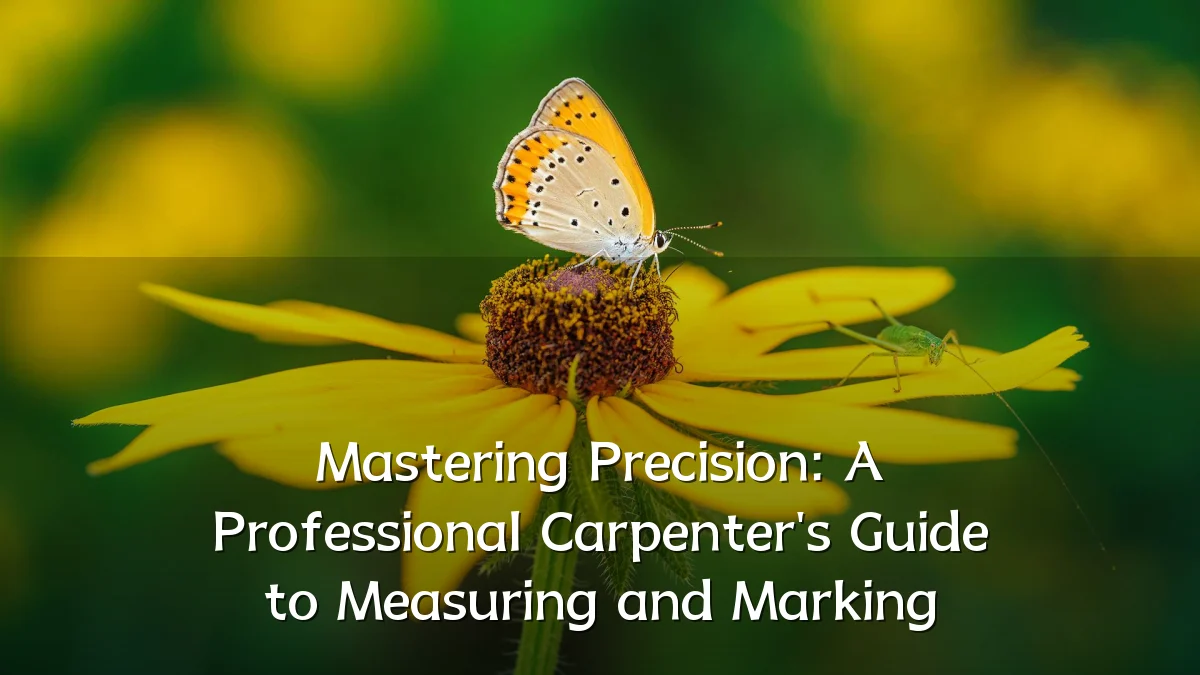 Mastering Precision: A Professional Carpenter's Guide to Measuring and Marking
