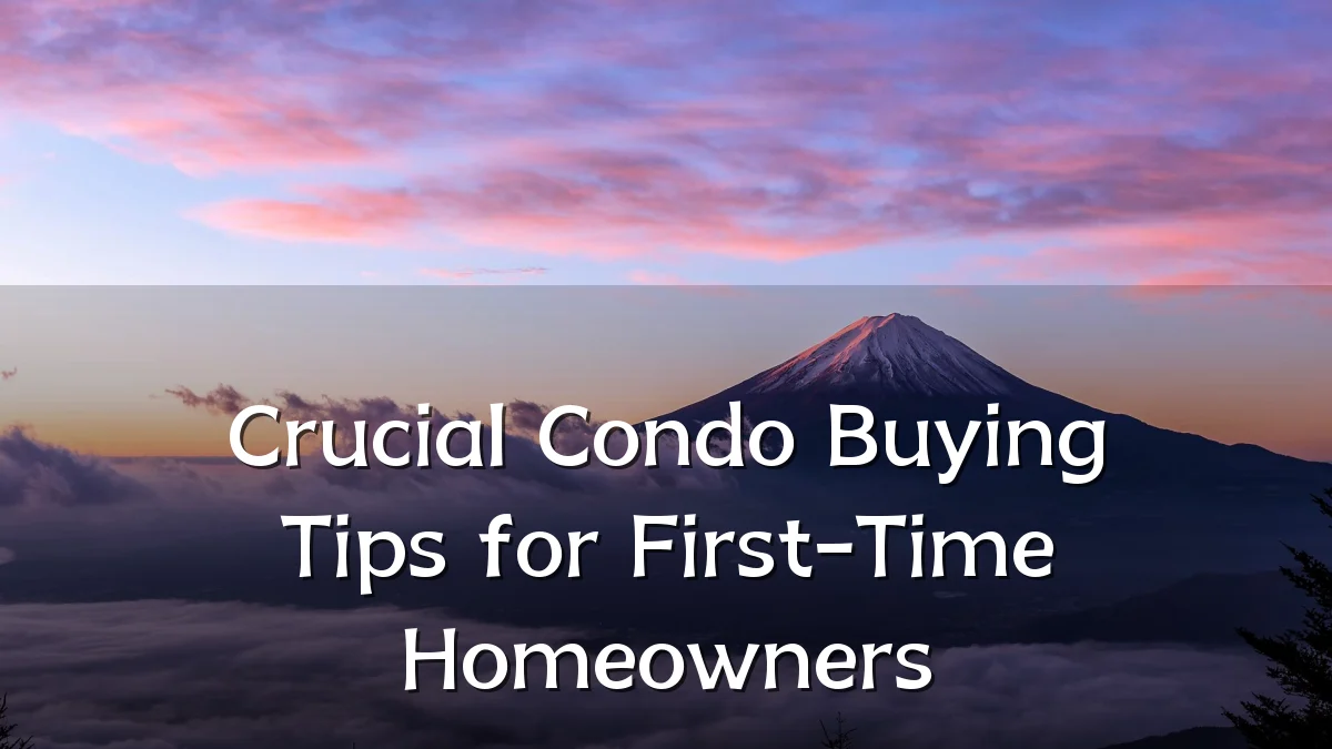 Crucial Condo Buying Tips for First-Time Homeowners