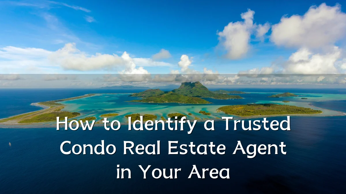 How to Identify a Trusted Condo Real Estate Agent in Your Area