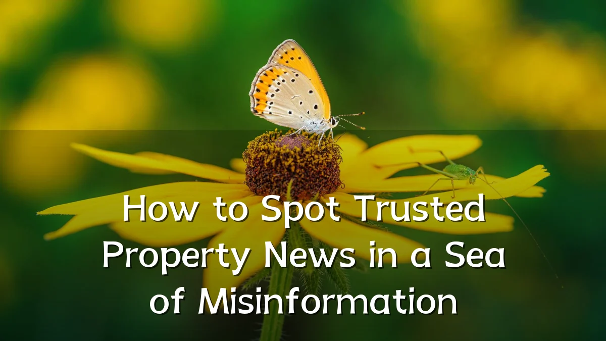 How to Spot Trusted Property News in a Sea of Misinformation
