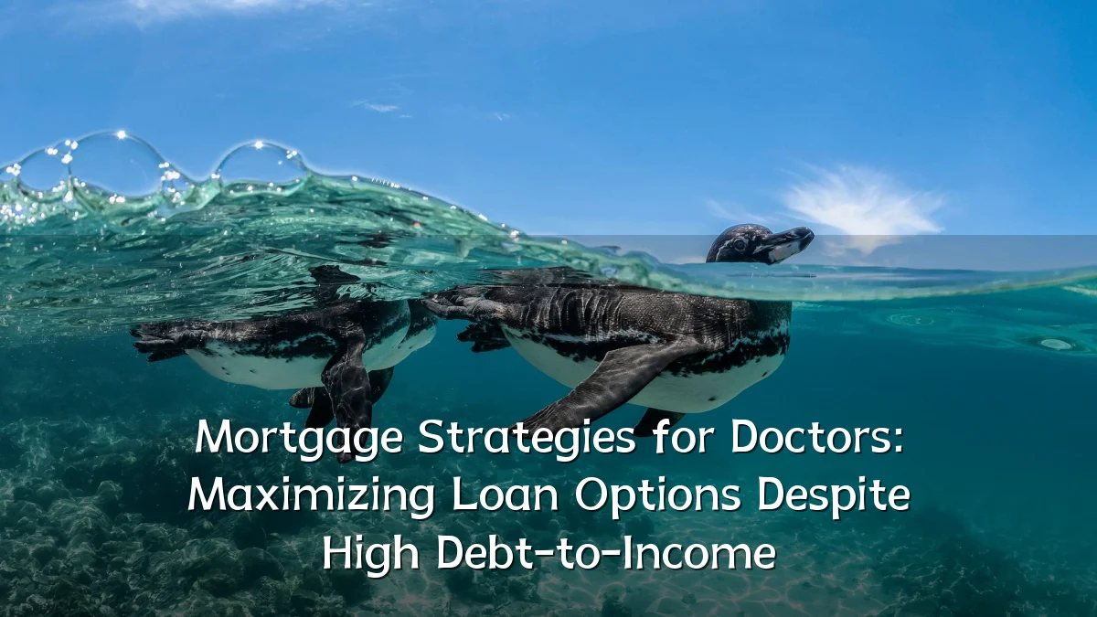 Mortgage Strategies for Doctors: Maximizing Loan Options Despite High Debt-to-Income