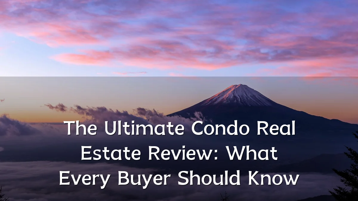 The Ultimate Condo Real Estate Review: What Every Buyer Should Know