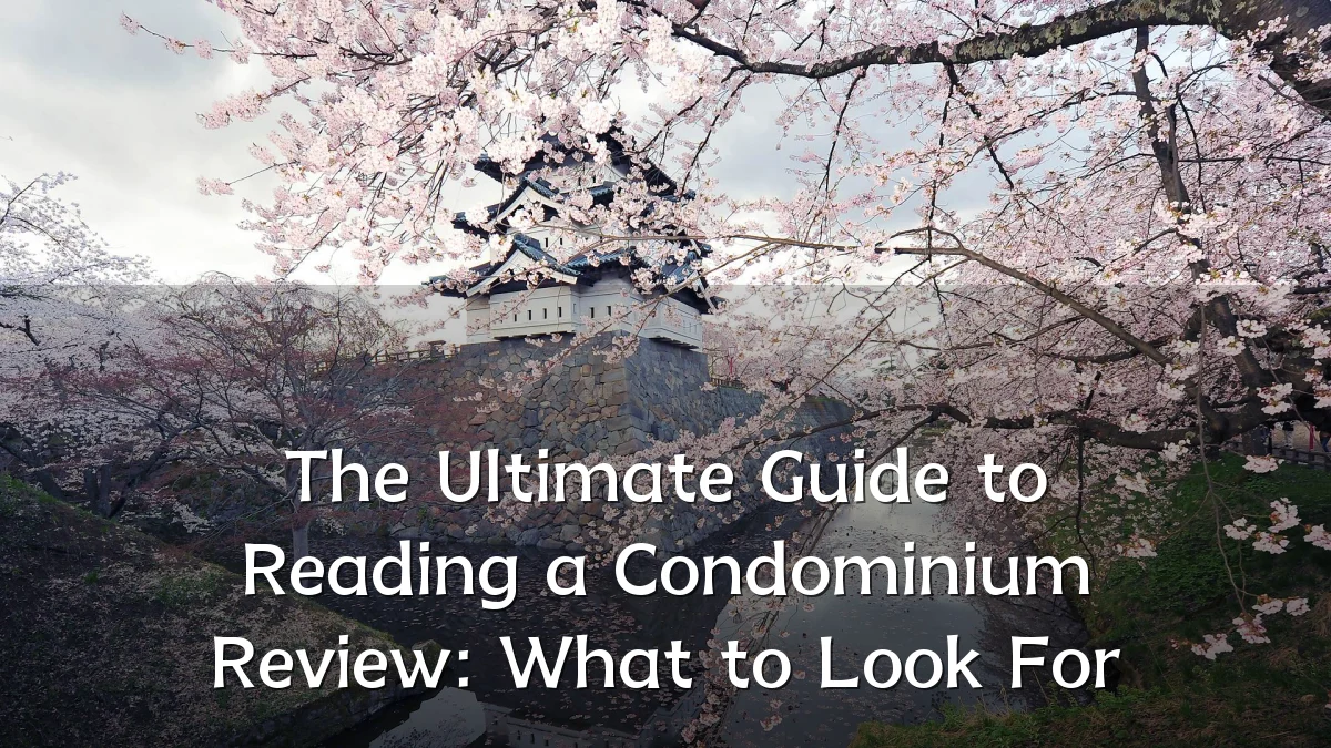The Ultimate Guide to Reading a Condominium Review: What to Look For
