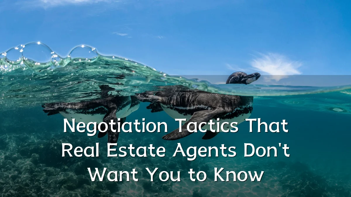 Negotiation Tactics That Real Estate Agents Don't Want You to Know