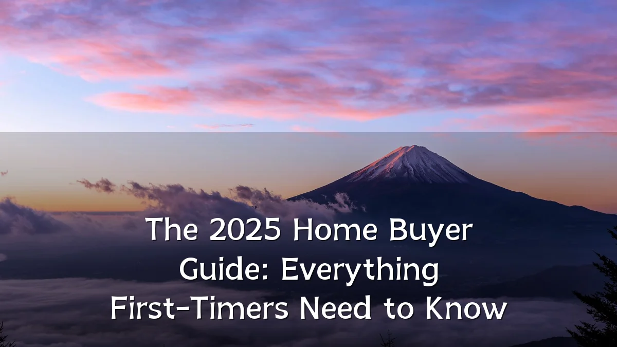 The 2025 Home Buyer Guide: Everything First-Timers Need to Know